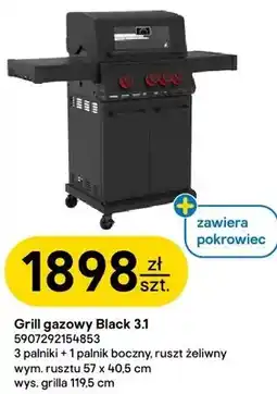 Castorama Grill gazowy Black 3.1 5907292154853 oferta