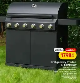 Castorama Grill gazowy Praden 6-palnikowy oferta