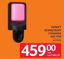 Selgros Kinkiet zewnętrzny z kamerą WIZ 17W oferta