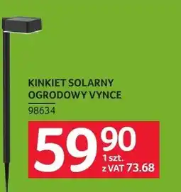 Selgros Kinkiet solarny ogrodowy Wynce oferta