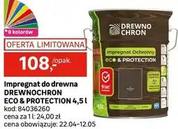 Leroy Merlin Impregnat do drewna DREWNOCHRON ECO & PROTECTION oferta