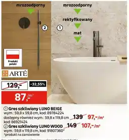 Leroy Merlin Gres szkliwiony luno wood oferta