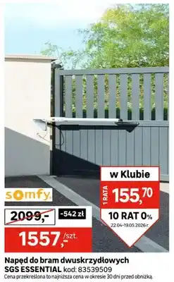 Leroy Merlin Napęd do bram dwuskrzydłowych SGS ESSENTIAL oferta