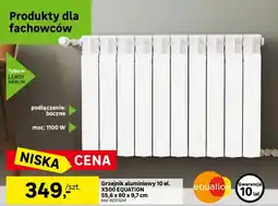 Leroy Merlin Grzejnik aluminiowy 10 el. x500 kod: 82313241 oferta