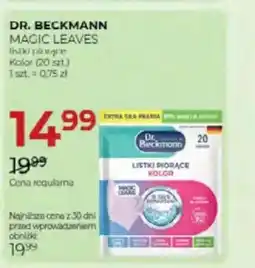 Jawa Drogerie Dr. beckmann magic leaves listki piorące kolor oferta