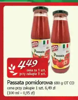 Cezar Delikatesy Passata pomidorowa OT CO oferta