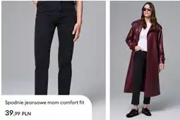 Sinsay Spodnie jeansowe mom comfort fit oferta