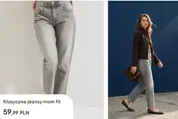 Sinsay Klasyczne jeansy mom fit oferta
