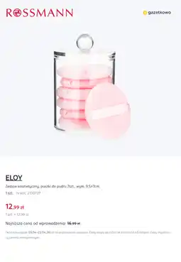 Rossmann ELOY Zestaw kosmetyczny, puszki do pudru 7szt., wym. 9,5x7cm, 1 szt oferta