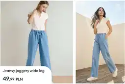 Sinsay Jeansy joggery wide leg oferta