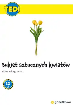 Tedi Bukiet sztucznych kwiatów oferta