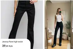 Sinsay Jeansy flare high waist oferta