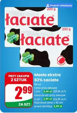 Dino Masło ekstra 83% Łaciate oferta