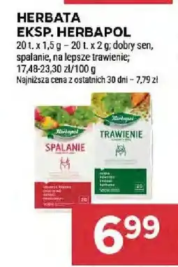 Stokrotka Herbata ekspresowa Herbapol spalanie oferta