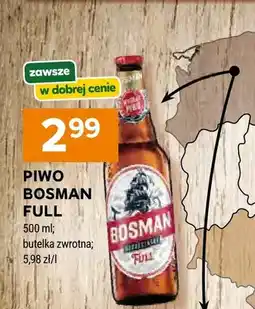 Stokrotka Piwo Bosman Full butelka zwrotna oferta
