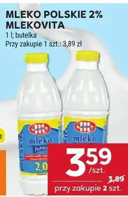 Stokrotka Mleko polskie 2% Mlekovita butelka oferta