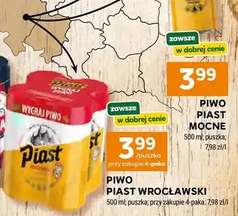 Piwo Piast Mocne puszka
