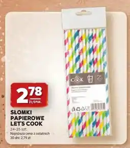 Stokrotka Słomki papierowe Let's Cook oferta