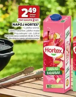 Stokrotka Napój Hortex jabłko-rabarbar oferta