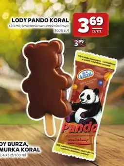 Stokrotka Lody Panda śmietankowo-czekoladowe Koral oferta