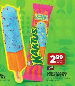 Stokrotka Lody Kaktus Long Nestlé brzoskwinia-malina oferta
