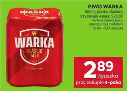 Stokrotka Piwo Warka Classic standard oferta