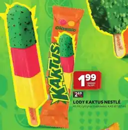 Stokrotka Lody Kaktus Nestlé cytryna truskawka oferta