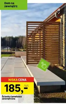 Leroy Merlin Ścianka lamelowa zewnętrzna oferta