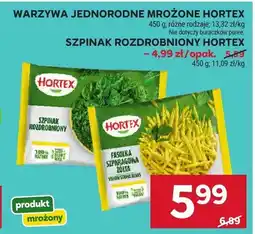 Stokrotka Szpinak rozdrobniony mrożony Hortex oferta