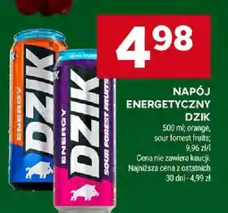 Stokrotka Napój energetyczny Dzik sour forrest fruits oferta