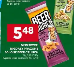 Stokrotka Nerkowce migdały prażone solone Beer Crunch oferta