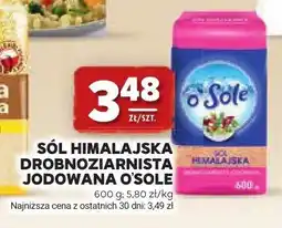 Stokrotka Sól himalajska drobnoziarnista jodowana o'Sole oferta