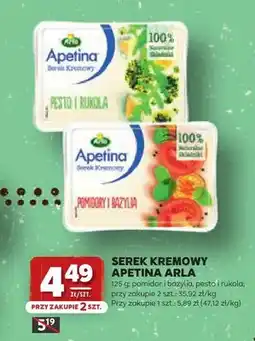 Stokrotka Serek kremowy pomidory i bazylia Apetina Arla oferta