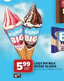 Stokrotka Lody Big Milk Rożek Algida oferta