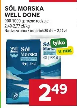 Stokrotka Sól morska Well Done oferta