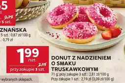 Stokrotka Donut z nadzieniem o smaku truskawkowym oferta
