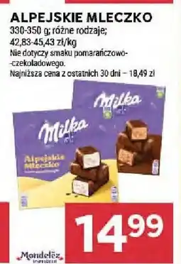 Stokrotka Alpejskie Mleczko Milka oferta