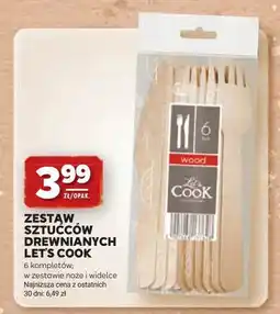Stokrotka Zestaw sztucców drewnianych Let's Cook oferta