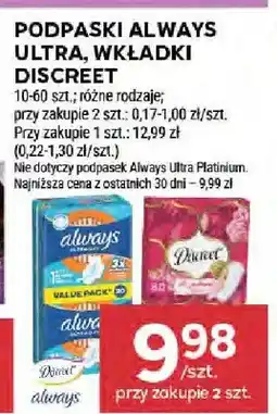 Stokrotka Podpaski Always Ultra oferta