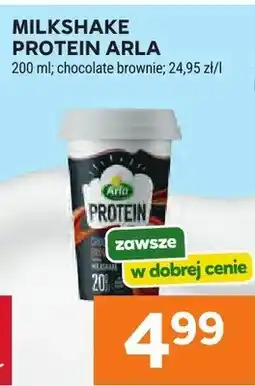 Stokrotka Milkshake Protein Arla chocolate brownie oferta