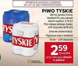 Stokrotka Piwo Tyskie standard 0% oferta
