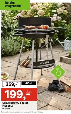 Leroy Merlin Grill węglowy z półką Hebefix oferta