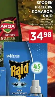 Stokrotka Środek przeciw komarom Raid zapas 45 nocy oferta