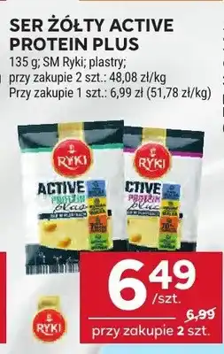 Stokrotka Ser żółty Active Protein Plus SM Ryki w plastrach oferta