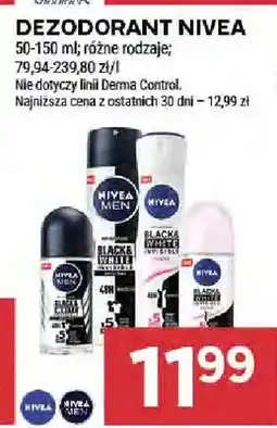 Stokrotka Dezodorant Nivea Men Black & White Invisible oferta
