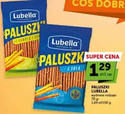 ABC Paluszki Lubella wybrane rodzaje oferta