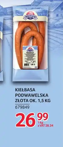 Selgros Kiełbasa podwawelska Mazury oferta