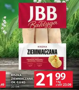 Selgros Kiszka ziemniaczana JBB oferta
