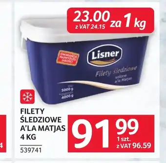 Selgros Filety śledziowe Lisner oferta