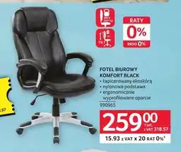 Selgros Fotel biurowy Komfort oferta